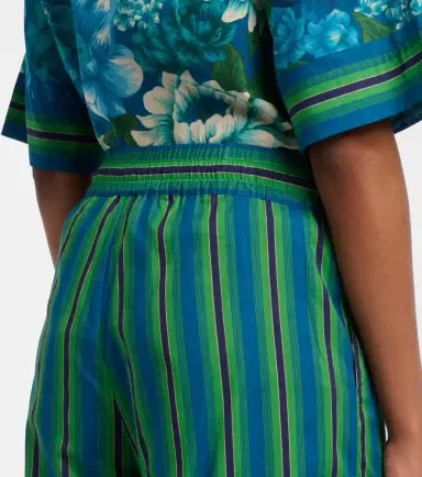 ALÉMAIS Alémais Margo printed cotton wide-leg pants | Thumbnail 2