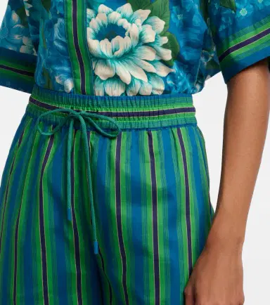 ALÉMAIS Alémais Margo printed cotton wide-leg pants | Thumbnail 3