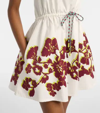 ALÉMAIS Alémais Haze floral cotton minidress | Thumbnail 3