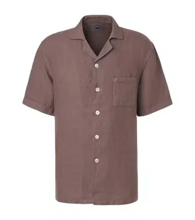Fedeli Linen bowling shirt | Thumbnail 1