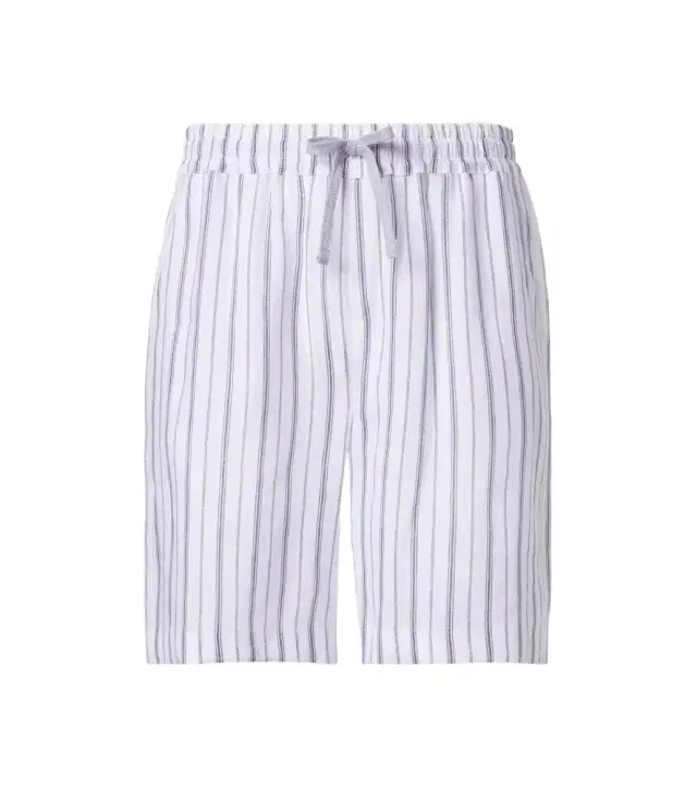 Fedeli Striped linen Bermuda shorts