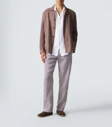 FEDELI Striped linen straight pants | Thumbnail 3 FEDELI Striped linen straight pants | Thumbnail 3