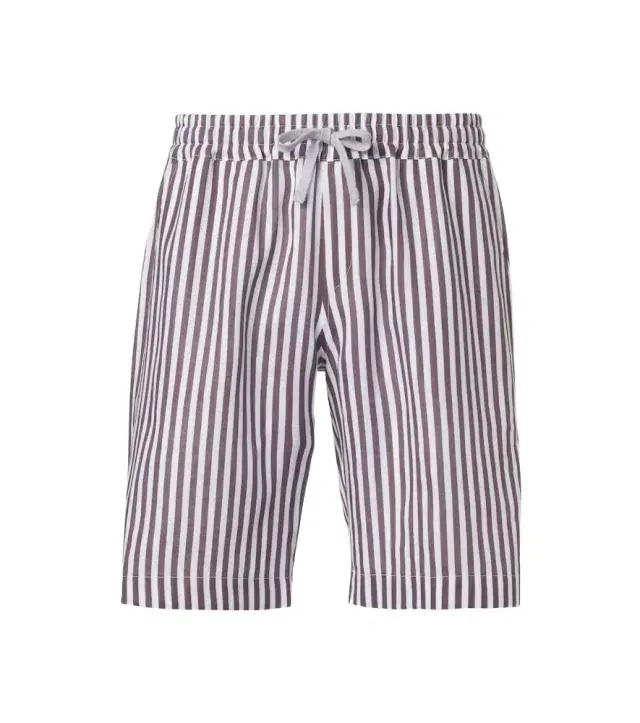 Fedeli Striped linen shorts