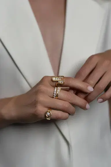 Melissa Kaye Diamond Daphne Ring | Thumbnail 3 Melissa Kaye Diamond Daphne Ring | Thumbnail 3