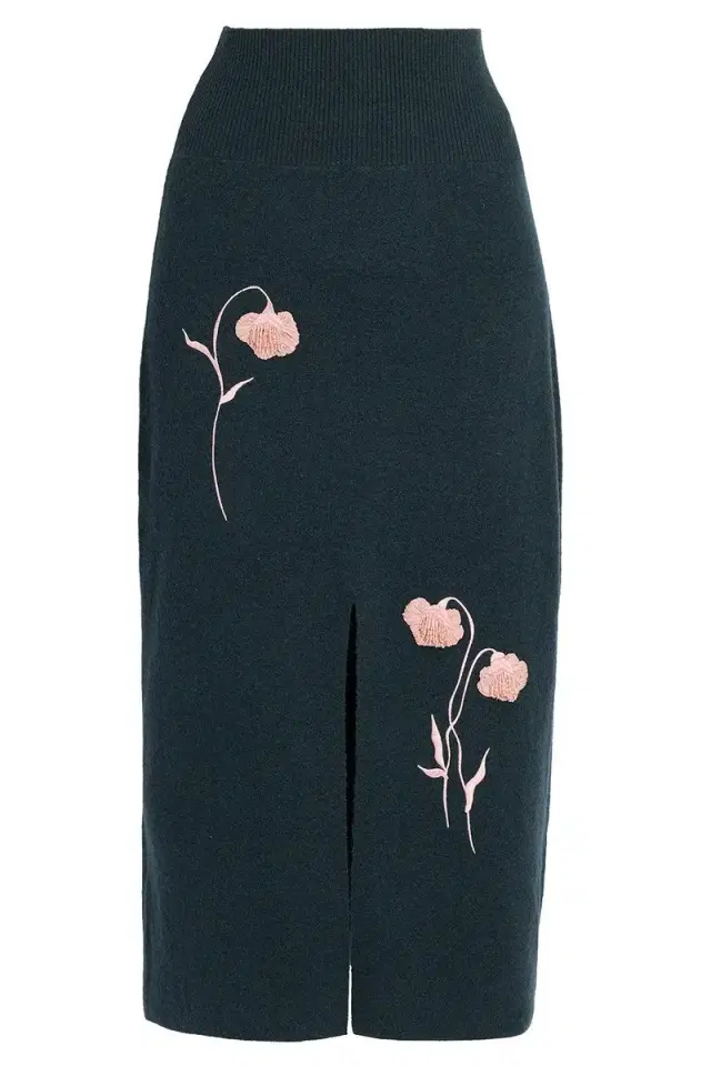 Erdem Embroidered Midi Pencil Skirt
