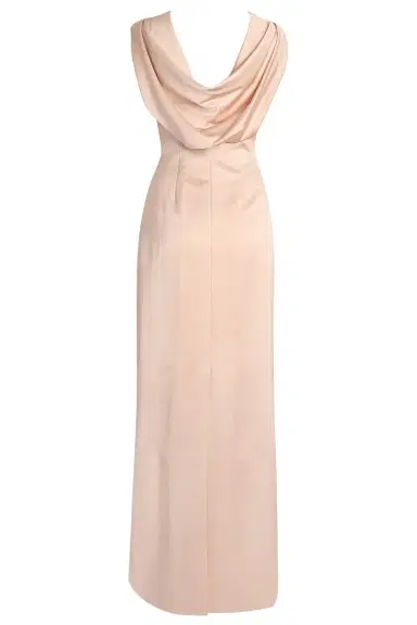 Erdem Embroidered Sleeveless Draped Gown | Thumbnail 2