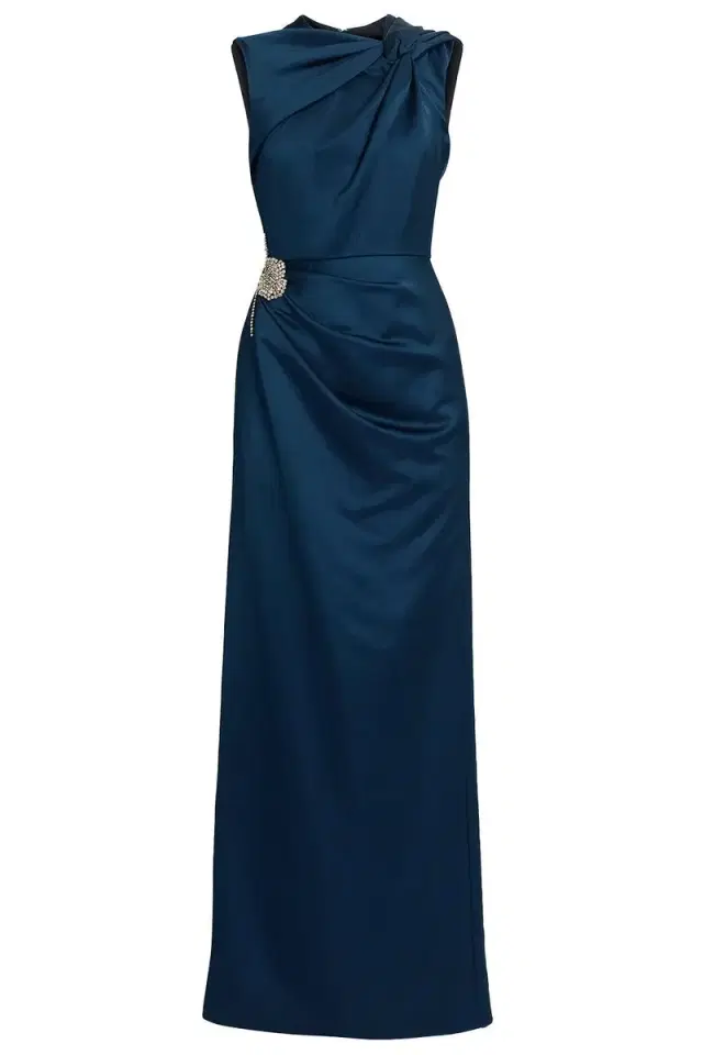 Erdem Embroidered Sleeveless Pencil Gown