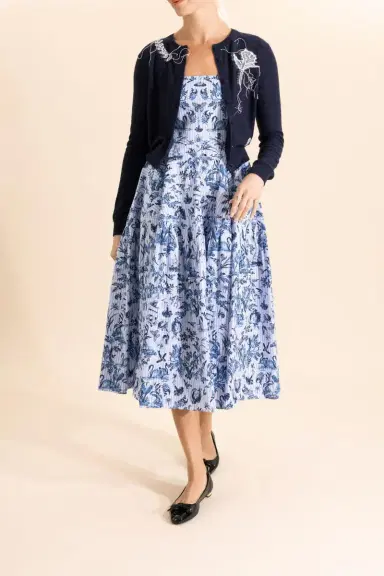 Erdem Fine Fitted Cardigan | Thumbnail 2 Erdem Fine Fitted Cardigan | Thumbnail 2