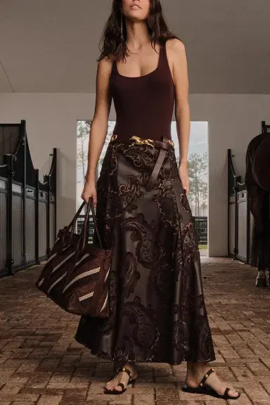 Johanna Ortiz Heat Of Bark Ankle Dress | Thumbnail 2