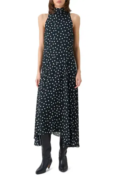 Akris punto Mock Neck Midi Dress | Thumbnail 5
