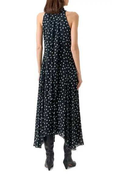 Akris punto Mock Neck Midi Dress | Thumbnail 6