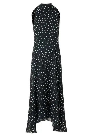 Akris punto Mock Neck Midi Dress | Thumbnail 1