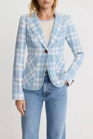SMYTHE Patch Pocket Duchess Blazer | Thumbnail 3