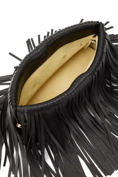 Givenchy Pinch Soft Clutch - Black Fringe | Thumbnail 4 Givenchy Pinch Soft Clutch - Black Fringe | Thumbnail 4