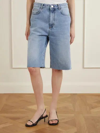 RÓHE Distressed Denim Shorts | Thumbnail 3 RÓHE Distressed Denim Shorts | Thumbnail 3