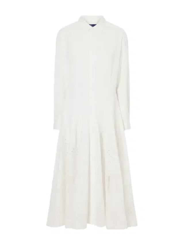 Polo Ralph Lauren Broderie Anglaise Cotton Midi Dress