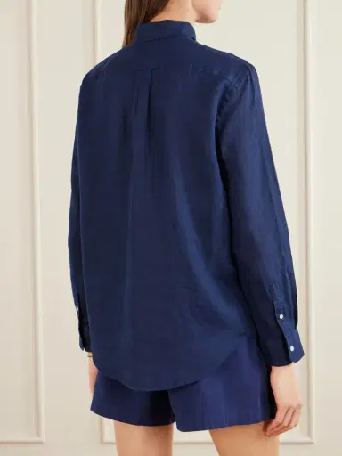 Polo Ralph Lauren Embroidered Linen Shirt | Thumbnail 4