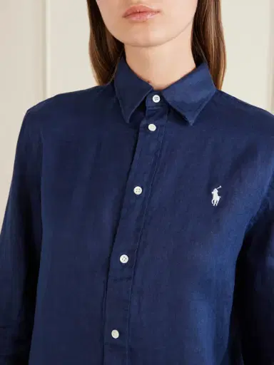 Polo Ralph Lauren Embroidered Linen Shirt | Thumbnail 5