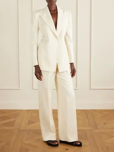 Gabriela Hearst Epona Belted Linen Blazer | Thumbnail 2