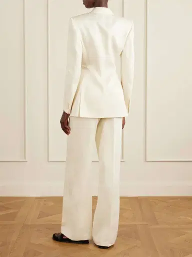 Gabriela Hearst Epona Belted Linen Blazer | Thumbnail 3