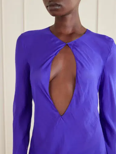 COLLEEN ALLEN Silk-chiffon Gown | Thumbnail 4