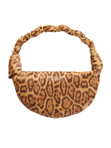 Saint Laurent Amalia Mini Leopard-print Calf Hair Shoulder Bag | Thumbnail 1