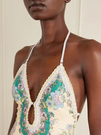 Zimmermann Indra Floral-print Crochet-trimmed Swimsuit | Thumbnail 4 Zimmermann Indra Floral-print Crochet-trimmed Swimsuit | Thumbnail 4