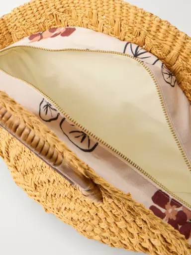 SENSI STUDIO Leather-trimmed Straw Tote | Thumbnail 6 SENSI STUDIO Leather-trimmed Straw Tote | Thumbnail 6