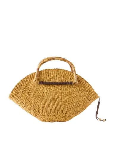 SENSI STUDIO Leather-trimmed Straw Tote | Thumbnail 1 SENSI STUDIO Leather-trimmed Straw Tote | Thumbnail 1