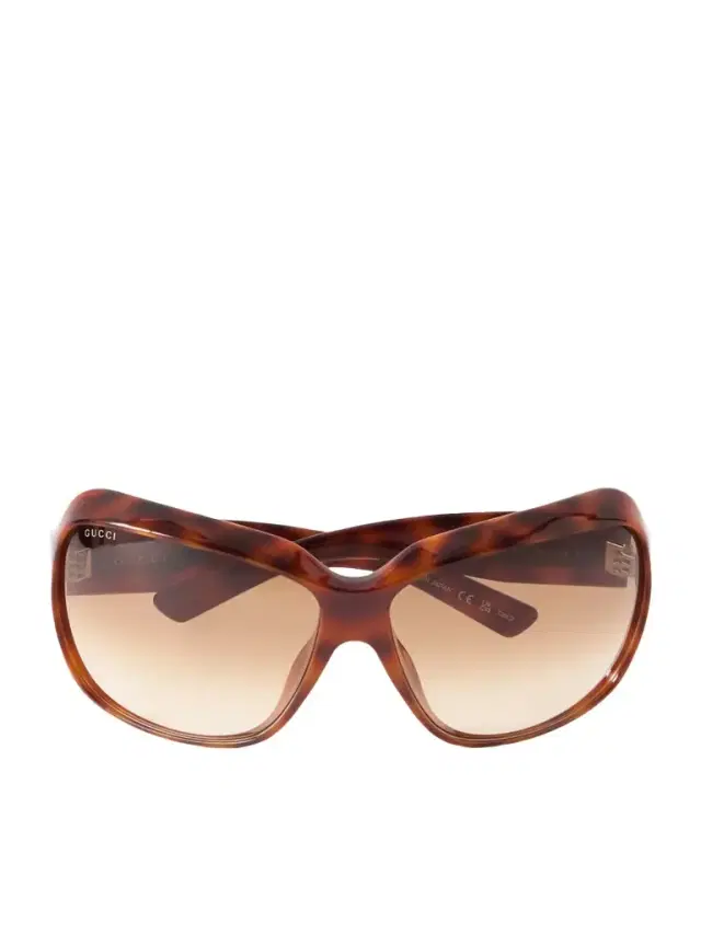 Square-frame Tortoiseshell Acetate Sunglasses