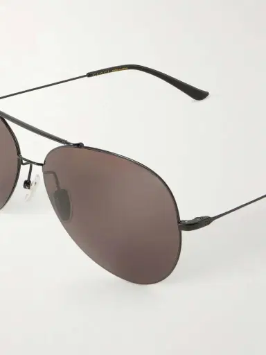 Gucci Eyewear Pilot Aviator-style Metal Sunglasses | Thumbnail 4