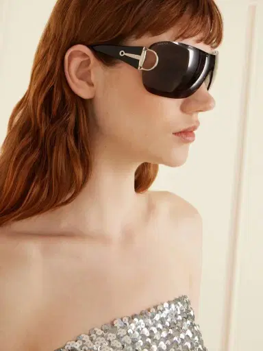 Gucci Eyewear D-frame Acetate Sunglasses | Thumbnail 5 Gucci Eyewear D-frame Acetate Sunglasses | Thumbnail 5