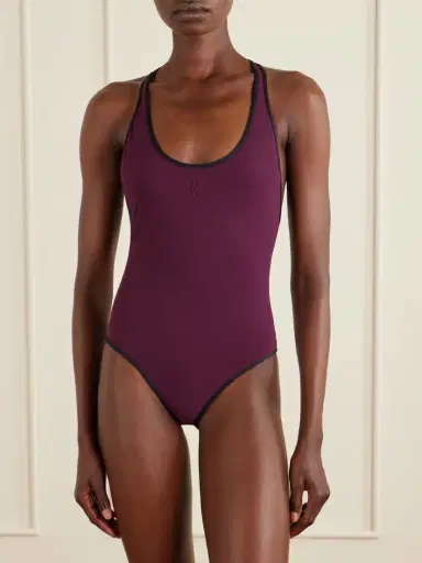 Kiki de Montparnasse Two-tone Piped Swimsuit | Thumbnail 2