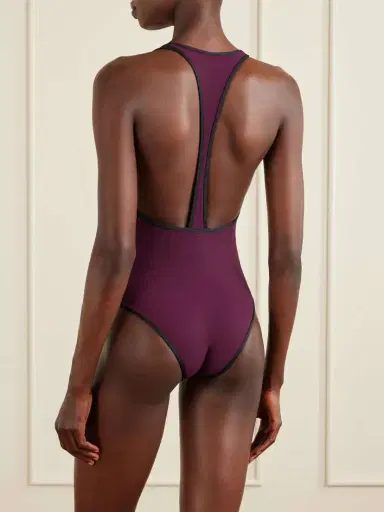 Kiki de Montparnasse Two-tone Piped Swimsuit | Thumbnail 3
