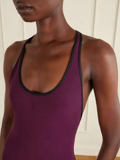 Kiki de Montparnasse Two-tone Piped Swimsuit | Thumbnail 4