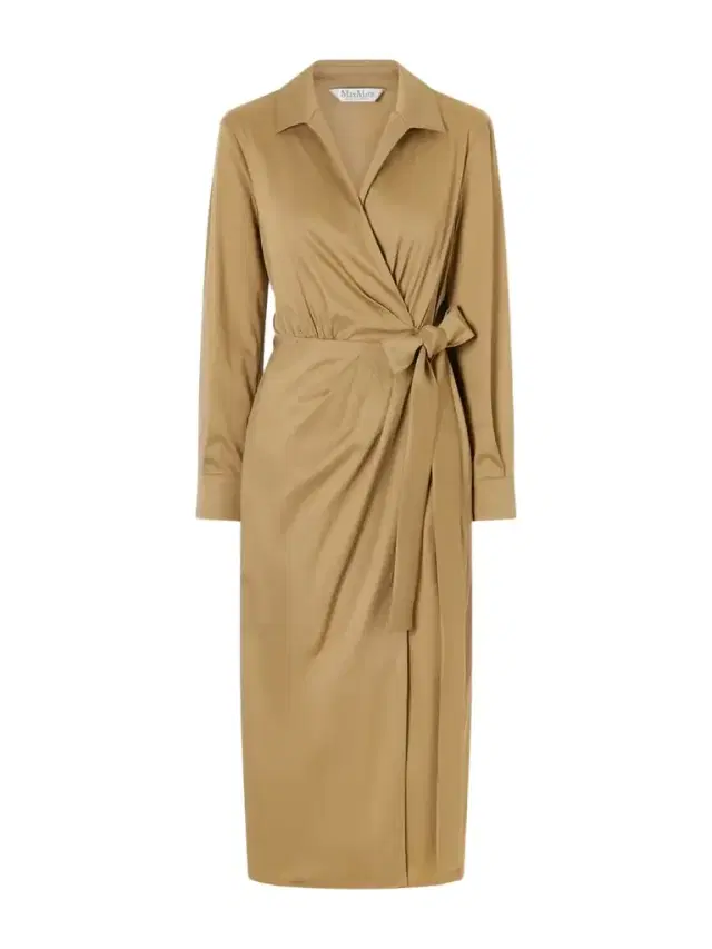 Mxbeta Cotton-blend Poplin Midi Shirt Dress