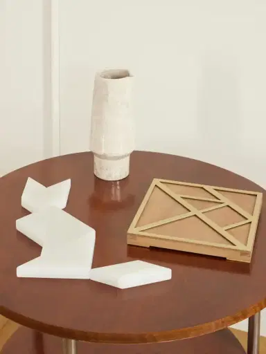 Brunello Cucinelli Wood And Onyx Tangram Game | Thumbnail 2 Brunello Cucinelli Wood And Onyx Tangram Game | Thumbnail 2