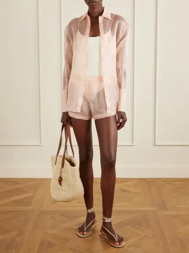 Kiki de Montparnasse Silk-organza Shirt | Thumbnail 2