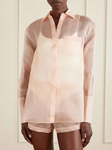Kiki de Montparnasse Silk-organza Shirt | Thumbnail 3