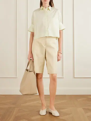 TWP Next Ex Cropped Cotton Shirt | Thumbnail 2