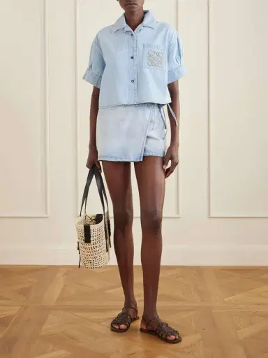 Loewe + Paula's Ibiza Petal Leather Sandals | Thumbnail 4