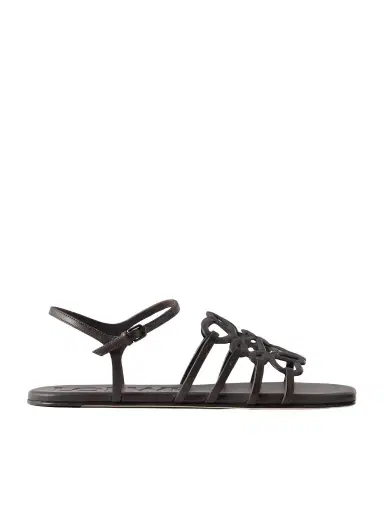 Loewe + Paula's Ibiza Petal Leather Sandals | Thumbnail 1