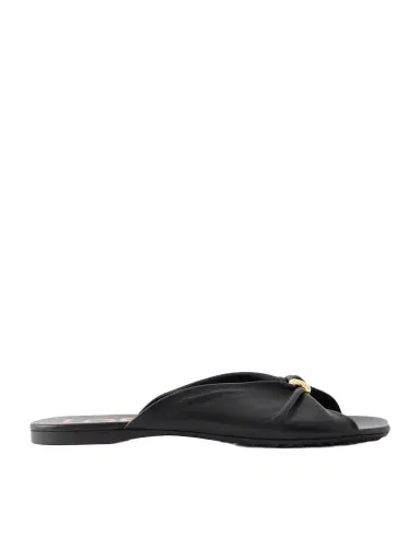 Loewe + Paula's Ibiza Pebble Leather Slides | Thumbnail 1 Loewe + Paula's Ibiza Pebble Leather Slides | Thumbnail 1