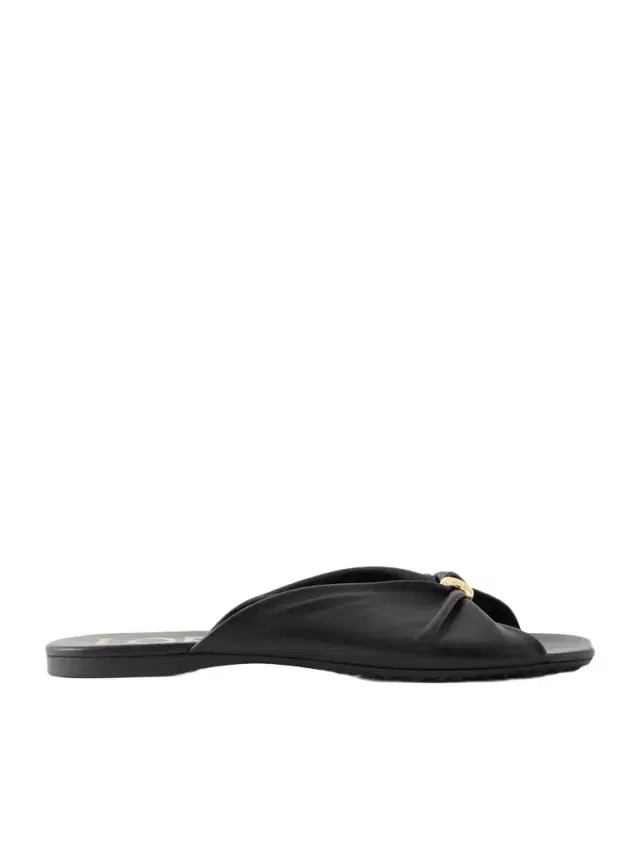 Loewe + Paula's Ibiza Pebble Leather Slides
