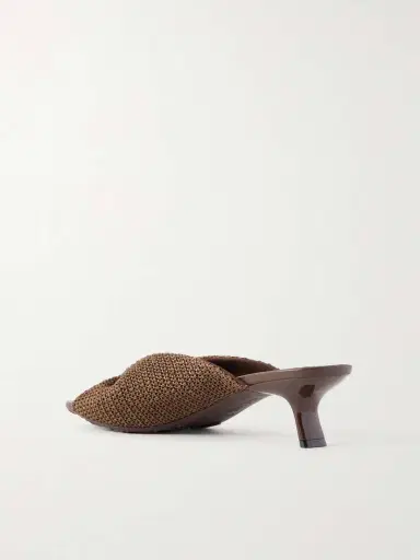 Loewe + Paula's Ibiza Pebble Raffia-effect Mules | Thumbnail 3