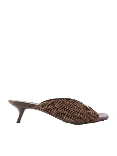 Loewe + Paula's Ibiza Pebble Raffia-effect Mules | Thumbnail 1