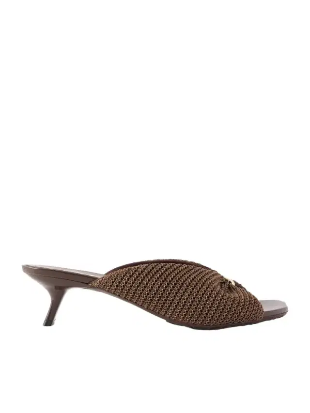 Loewe + Paula's Ibiza Pebble Raffia-effect Mules