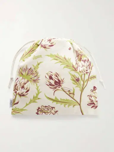 Loewe Floral-print Twill Drawstring Pouch | Thumbnail 2