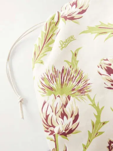 Loewe Floral-print Twill Drawstring Pouch | Thumbnail 3