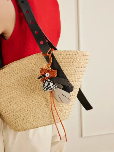 Loewe + Paula Ibiza Hoopoe Bird Leather Charm | Thumbnail 2 Loewe + Paula Ibiza Hoopoe Bird Leather Charm | Thumbnail 2